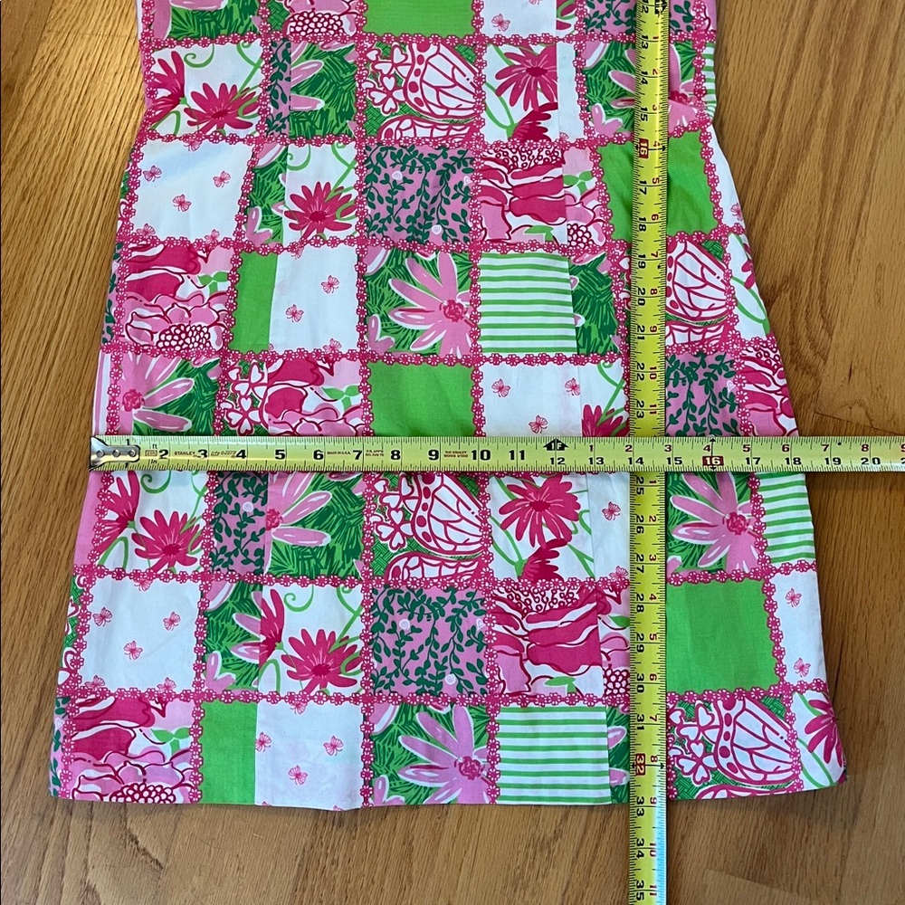 Lilly Pulitzer Brycer Printed Ruffle Dress multi patchtastic size 6/8 - Picture 5 of 9